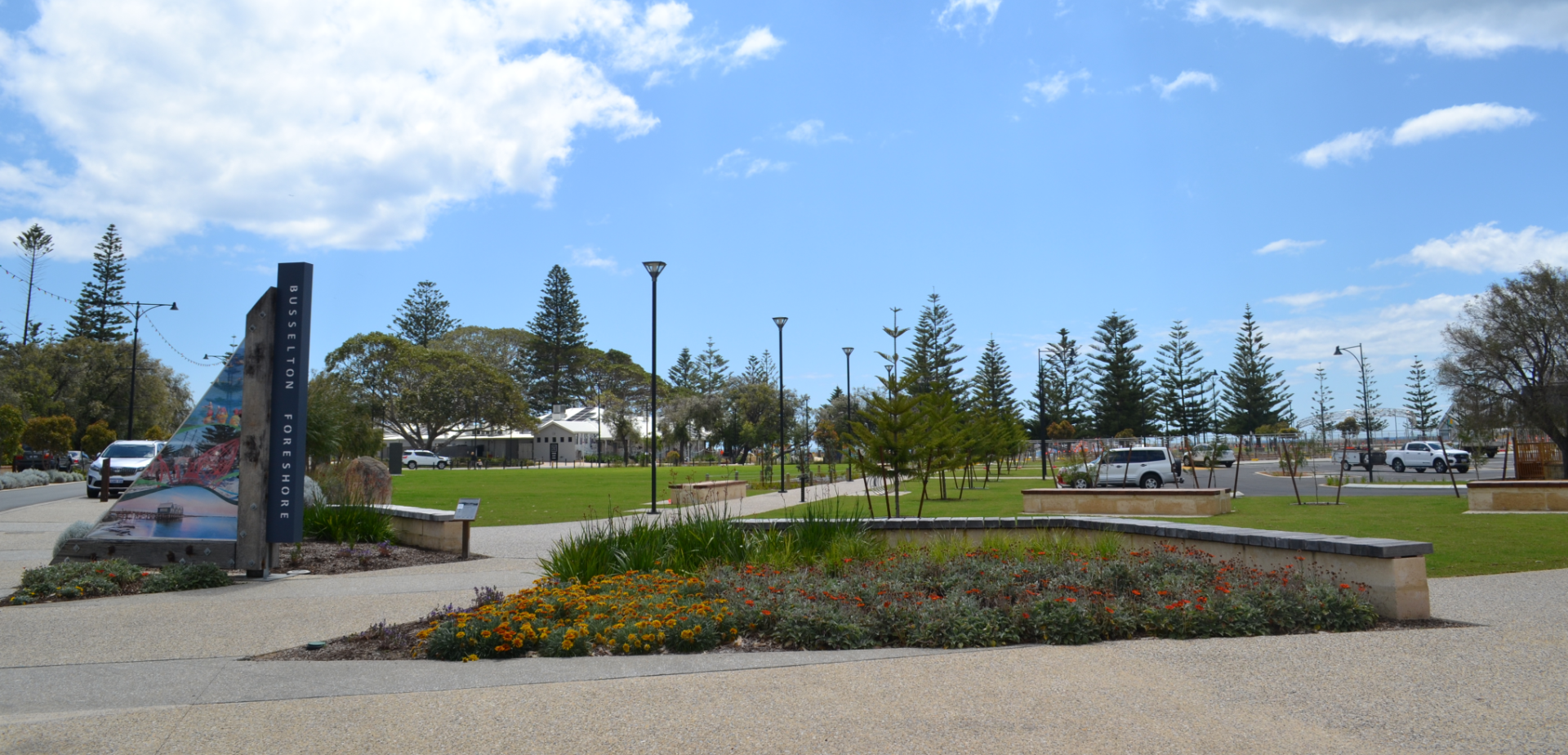 Carpark and landscaping Site 1