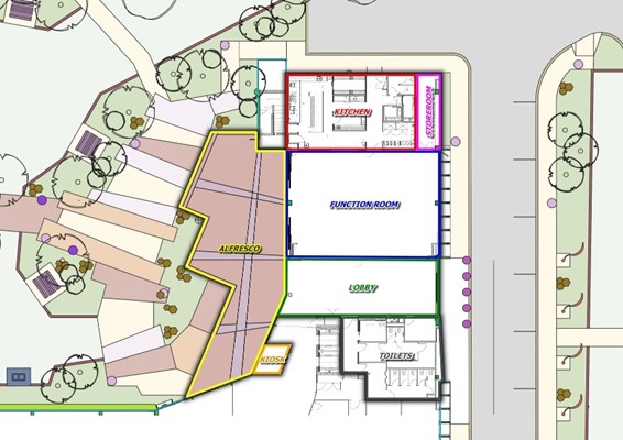 Undalup Room Hire Site Plan