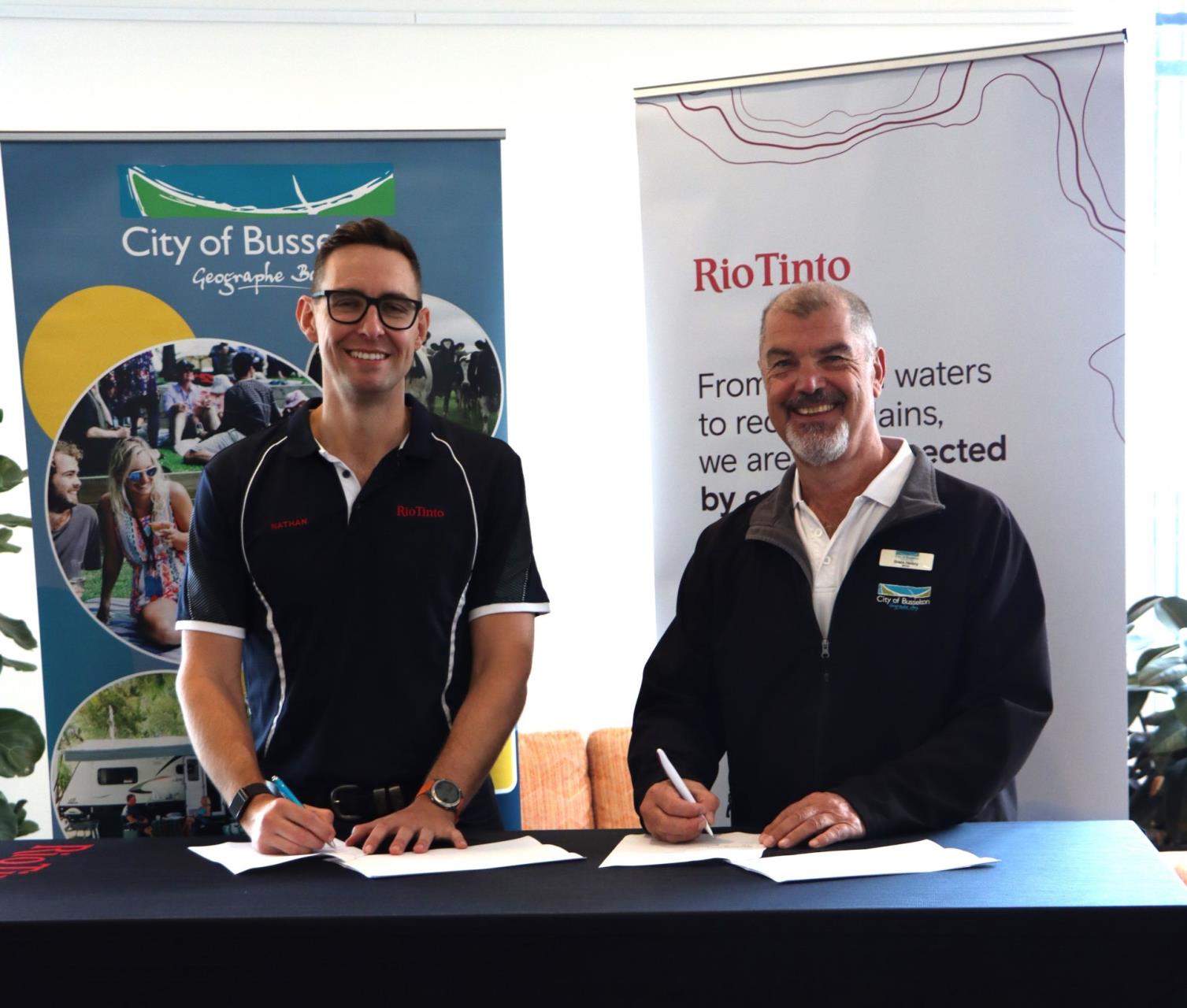 City of Busselton and Rio Tinto partnership consolidated for another