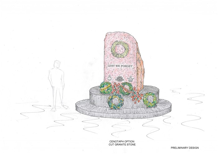 Image Gallery - Cenotaph New Cut Granite Stone Preliminary Design