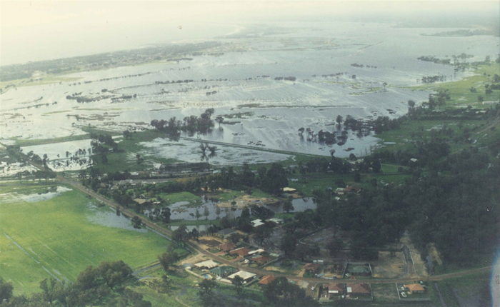 Image Gallery - 1999 Busselton Floods 1999 Aerial Shot